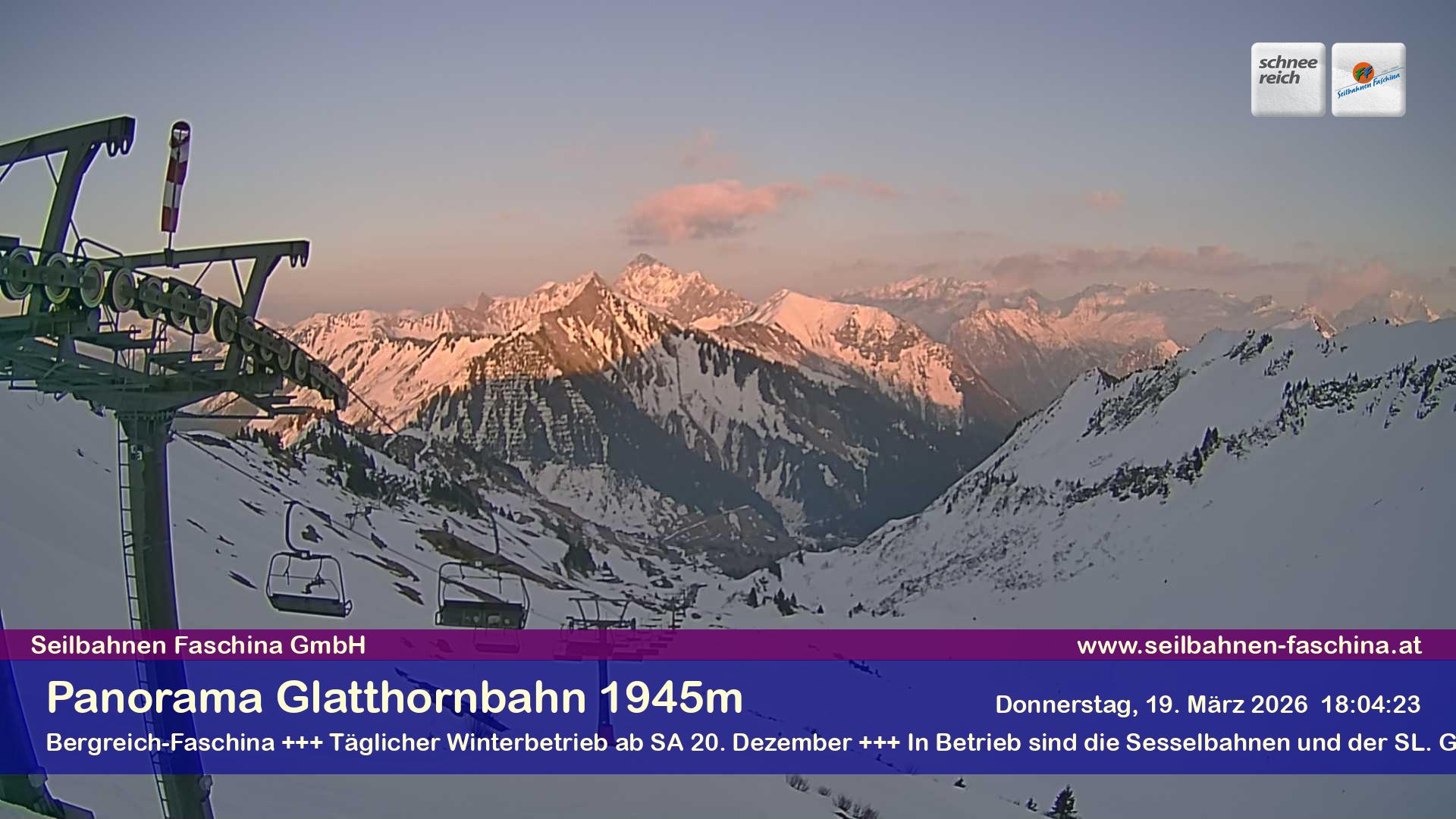 Faschina - Glatthornbahn